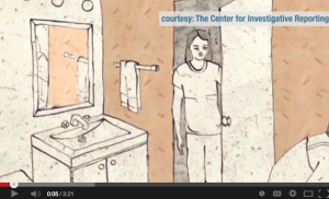Ryan Gabrielson's project included "In Jennifer's Room," an animated story of a victim whose face they couldn't show and whose family member's voices they couldn't use. Credit: Video screenshot