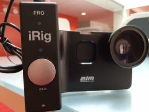 The iRig pre-amp markedly improves sound quality, but also adds bulk to a mobile news-gathering kit.