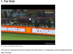 The Onion's Clickhole.com educates the casual World Cup viewer on kicks. Screenshot from Clickhole.com