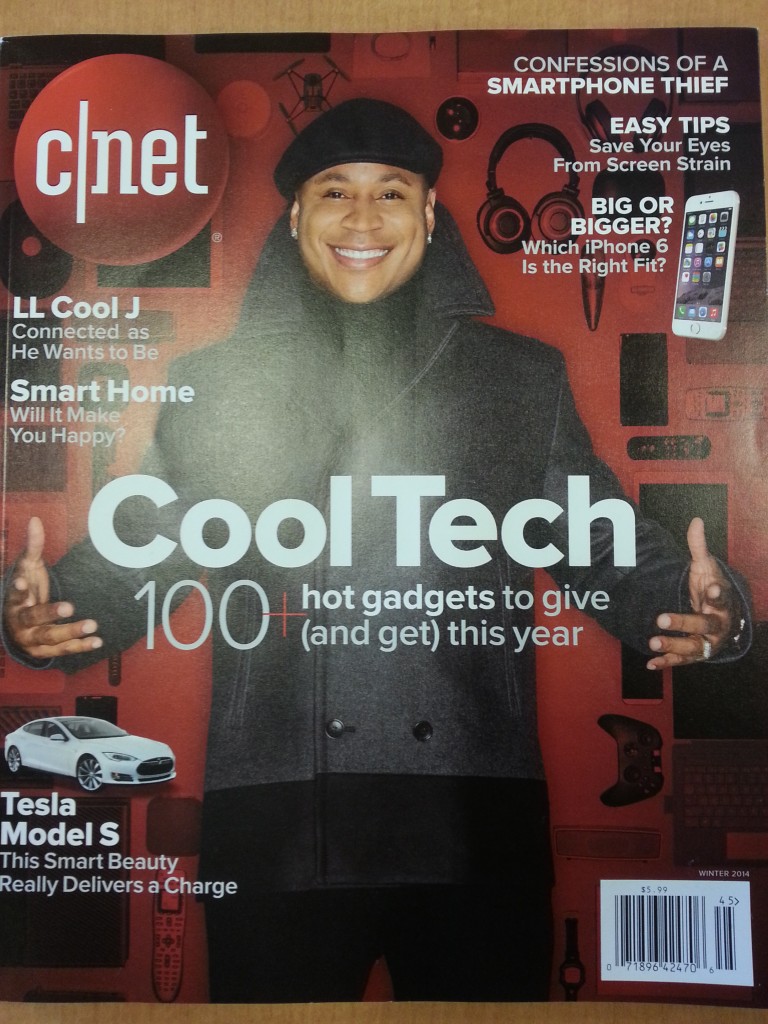 The cover of the first edition of CNET magazine.