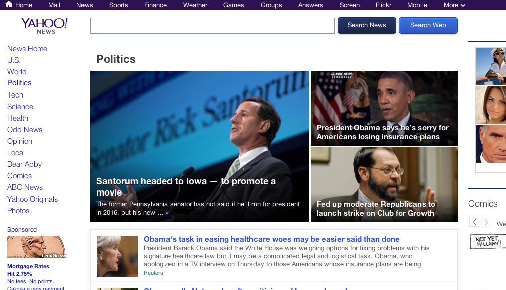 Yahoo News politics