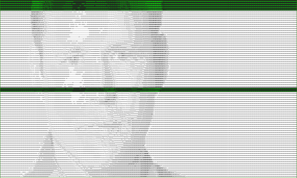 ASCII portrait of Brian Krebs of KrebsonSecurity.org.