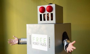 Huggable robot picture by Ben Husmann via the Creative Commons license on Flickr.